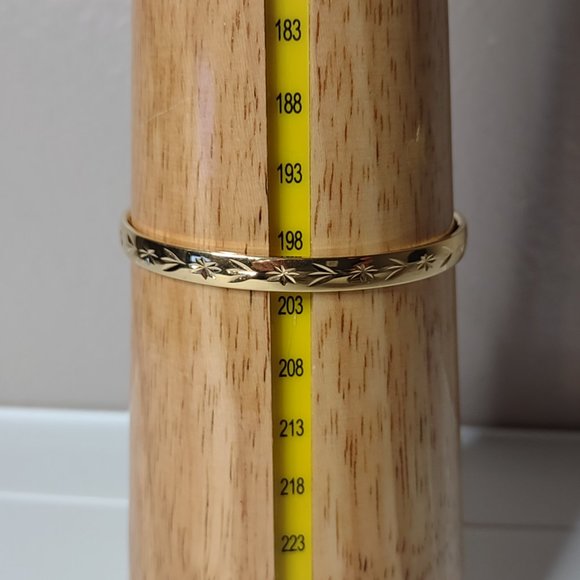 Gold Tone Napier Bangle - Picture 10 of 11